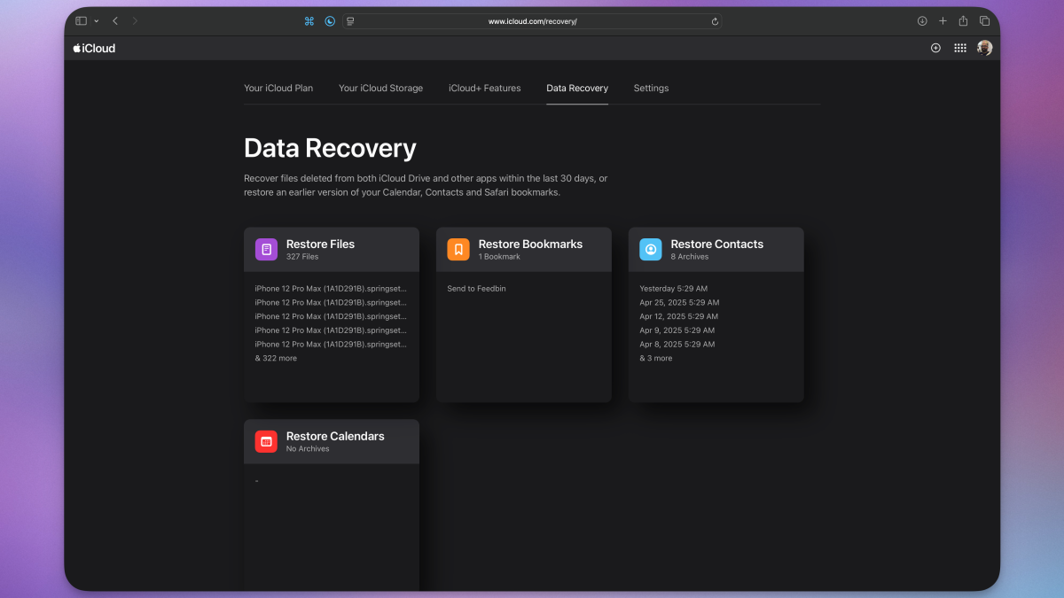 There’s an Easy Way to Restore Deleted iCloud Files