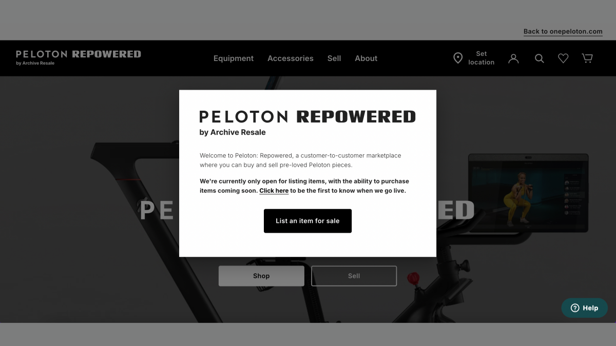 Peloton Is Launching Its Own Resale Platform, and It’ll Be Much Better Than Facebook Marketplace